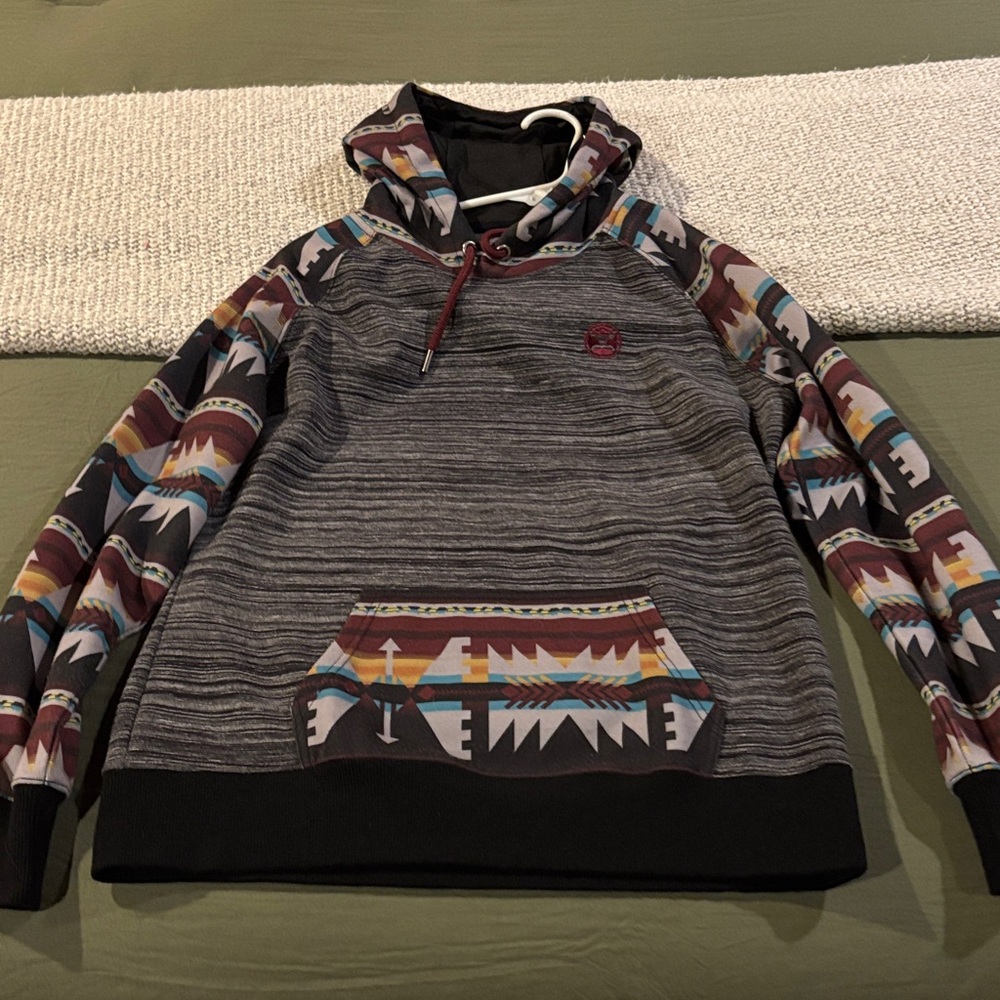 Hooey Multicolor Patterned Hoodie